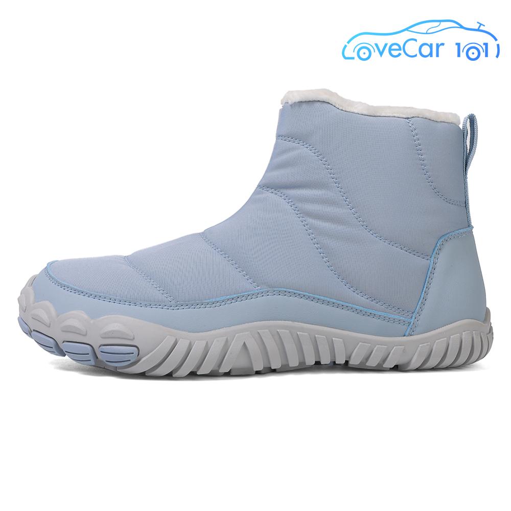 Winter Snow Boots Minimalist Barefoot Trainers Non-Slip Casual Ankle Boots Waterproof Trail Running Shoes for Men Women