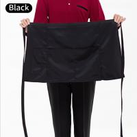 Lightweight Half Body Apron Canvas Half Waist Apron with Pocket Barber Waiter Working Bib