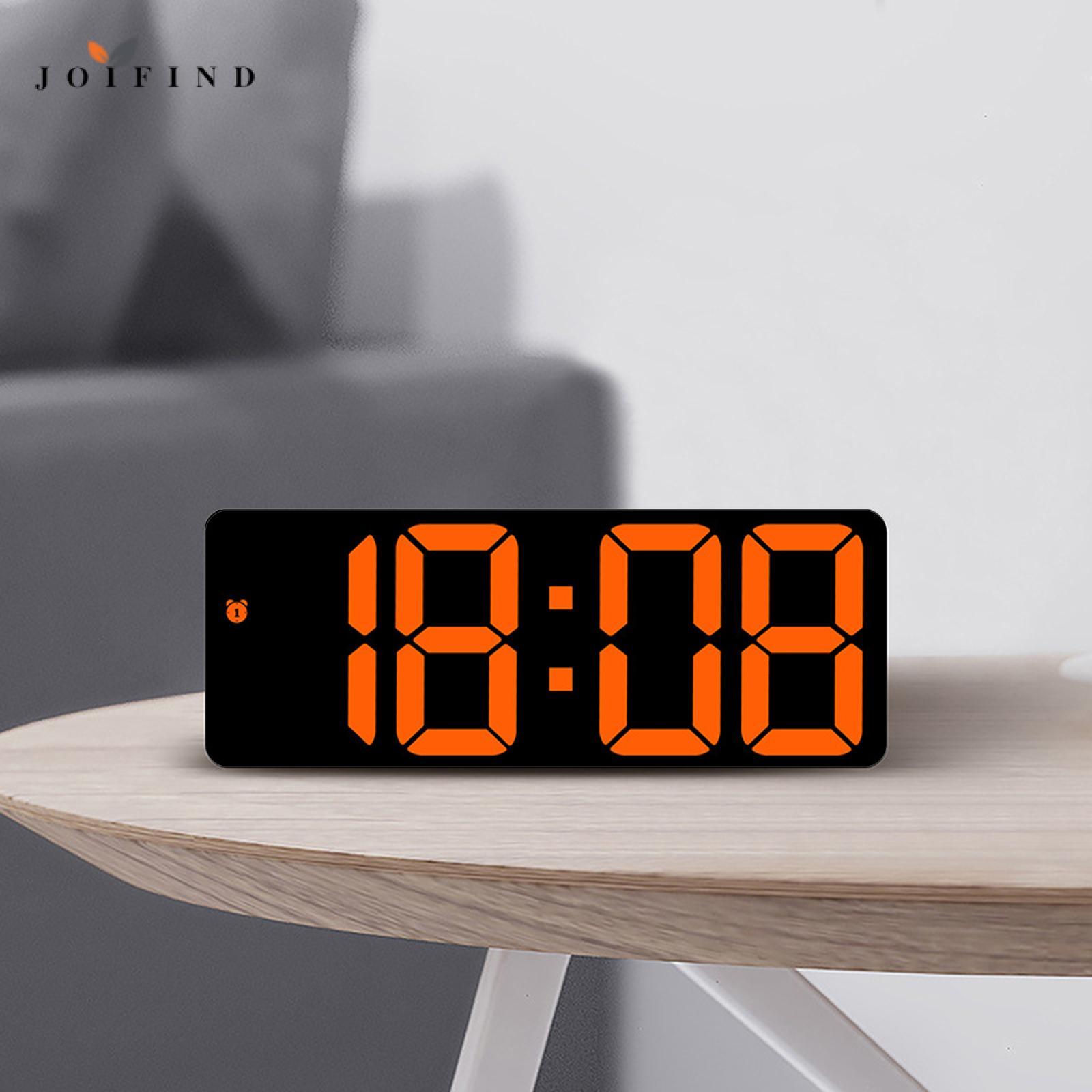 Homyl Digital Desk Clock, LED Alarm Clock, Table Calendar Voice Control Display with Date Temperature Adjustable Brightness for Festival, Learning ราคา 5,912 บาท*ส่งฟรี