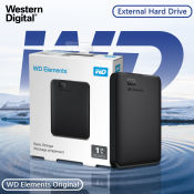 WD Elements Portable External Hard Drive - 1TB/2TB