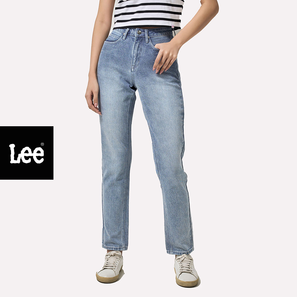 LEE กางเกงยีนส์ผู้หญิง คอลเลคชั่น Lee Pink เอวสูง ทรงตรง ทรง Anna รุ่น LE F324WANNN33 ราคา 837 บาท*ส่งฟรี