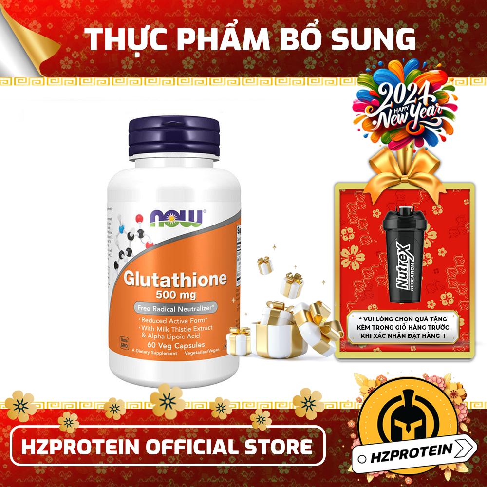 Now glutathione 500mg, viên uống trắng da