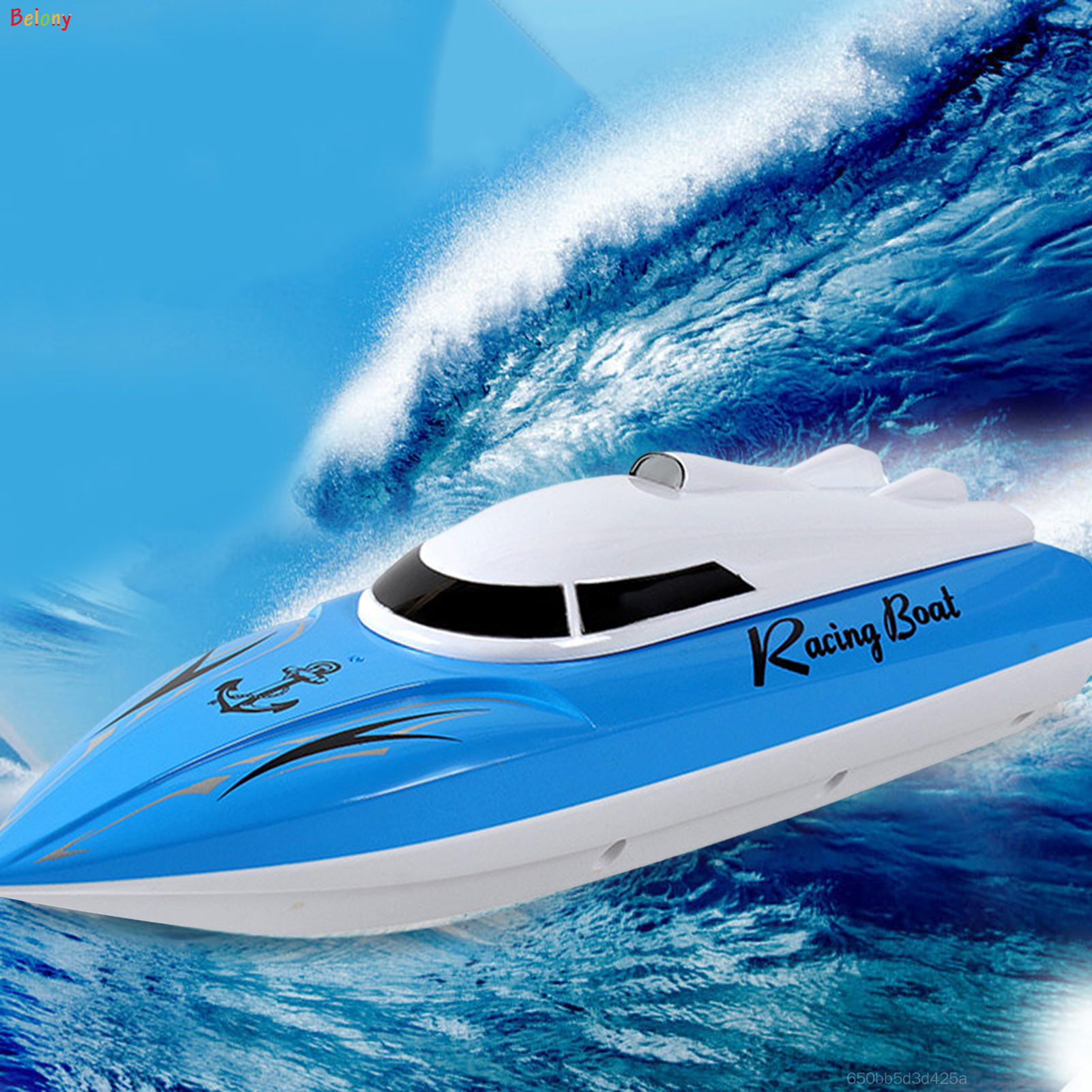 Waterproof RC Boat Toys Electric Racing Boat Waterproof Speed Control