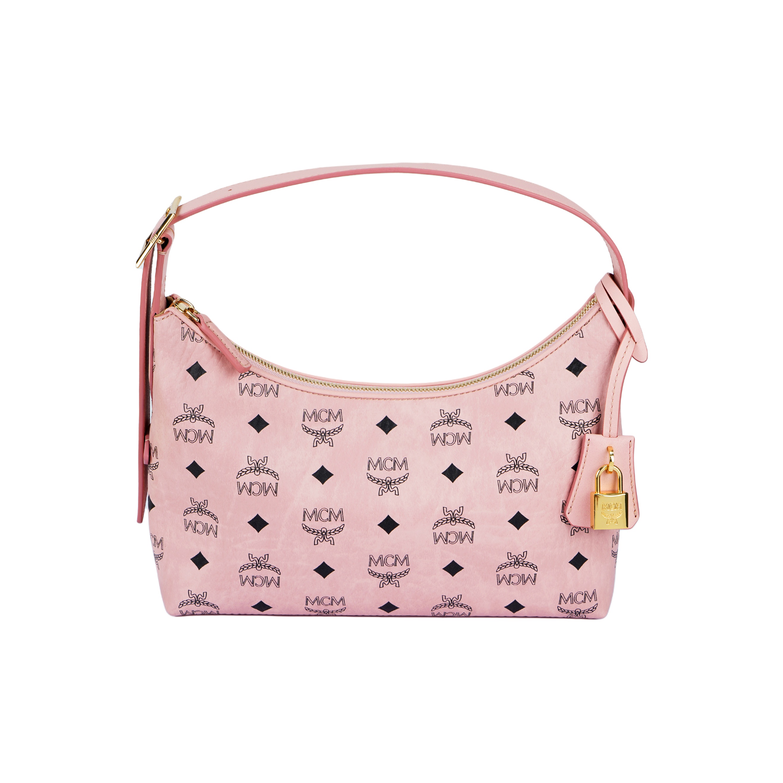 กระเป๋าสะพายข้าง กระเป๋าถือแฟชั่น MCM Aren Coated Canvas With Leather กระเป๋าสะพาย Small Women's สีชมพู MWHESTA01PZ001 ราคา 43,843 บาท*ส่งฟรี