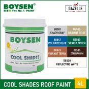 ✥Boysen Cool Shades Roof Paint - 4L ✱