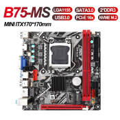 Mini ITX Motherboard B75-MS LGA 1155 HDMI VGA Compatible