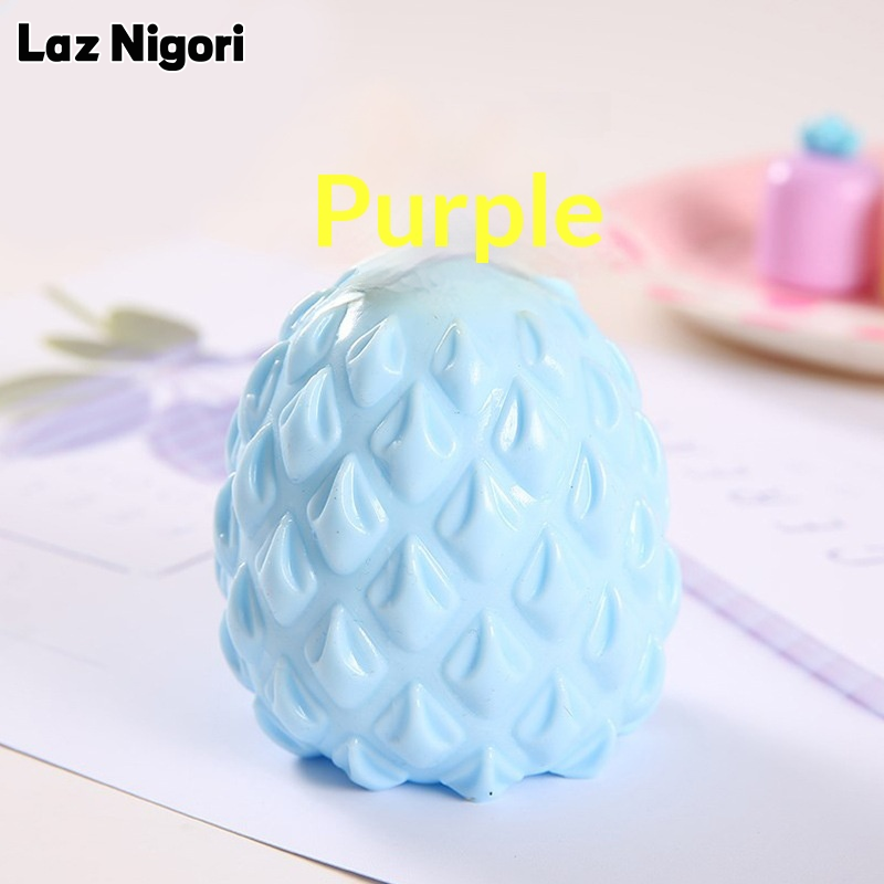 Laz Nigori Fun Pineapple Squishy Toy for Stress Relief and Playful Fun ราคา 44 บาท*ส่งฟรี