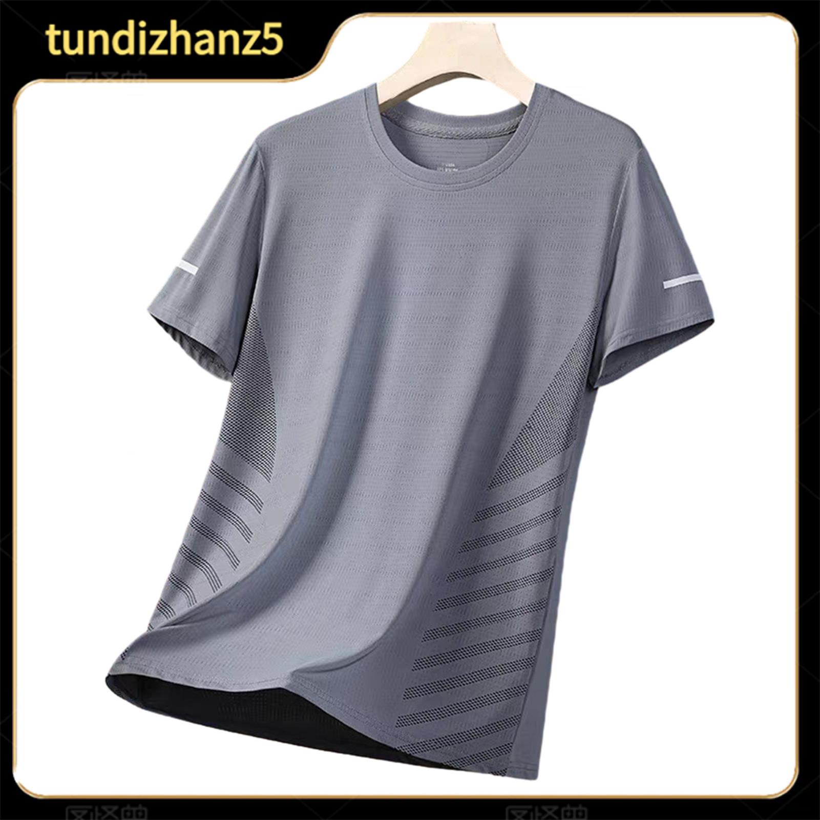 Outdoor Activewear Shirt Loose Fit Breathable T-shirt Men's Quick-dry Breathable Mesh T-shirt Loose Fit Athletic Tee for Jogging Gym Fitness Training Outdoor Workouts – Lightweight Summer Sports - 3