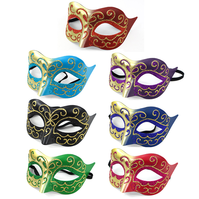Christmas Masquerade Prom Kids Party Gift Movie Cosplay Masquerade Costume Ball Adult Men's Half Face