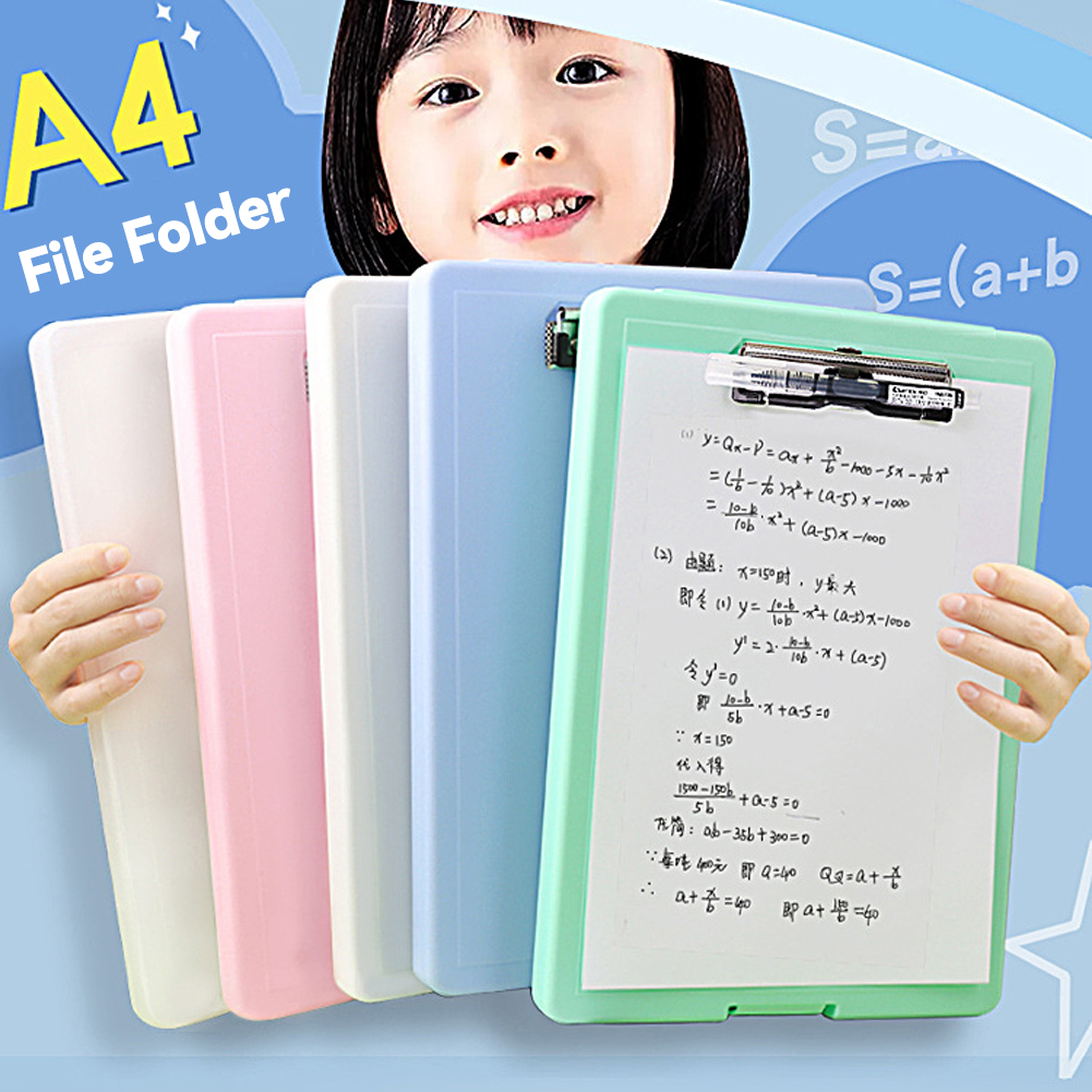 Juanya A4 Nhựa hộp để hồ sơ lưu trữ thư mục Đa-Mục Đích Máy Tính Để Bàn Giấy thử Tổ Chức Bảng Tài Liệu lưu trữ thư mục Hộp Bảng viết Văn Phòng