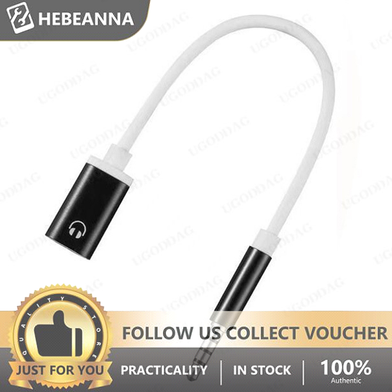 hebeanna 3.5Mm Aux Âm Thanh Jack Stereo Tai Nghe Âm Thanh Splitte Headphone Splitter Đôi Adapter Cable Cho IOS Android Điện Thoại MP3