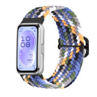 Elastic Braided Nylon Strap for Huawei Band 11 / 11 Pro / 10 / 9 / 8 Strap Sport Band Scrunchie Replacement Bracele Accessoires for Tali Jam Tangan Smartwatch Huawei Band 11 / 11 Pro