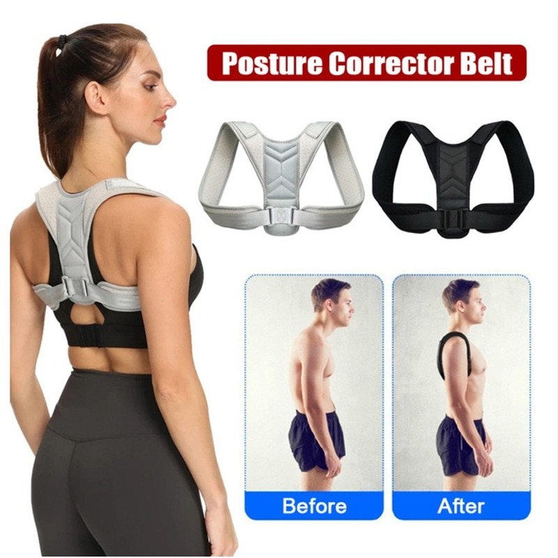 Trở lại Vai đai điều chỉnh tư thế thắt lưng có thể điều chỉnh xương đòn hỗ trợ cột sống reshape cơ thể của bạn văn phòng nhà cửa thể thao trên trở lại thanh chống cổ
