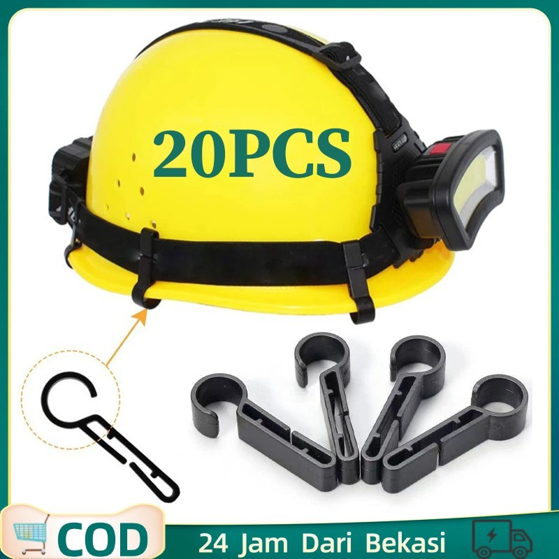 Isi20/1set Headlight Clip Klip Aksesoris Helm Klip Pengait Helm Klip Lampu Helm Mudah Dipasang Harga 26,000 rupiah*Gratis Ongkir