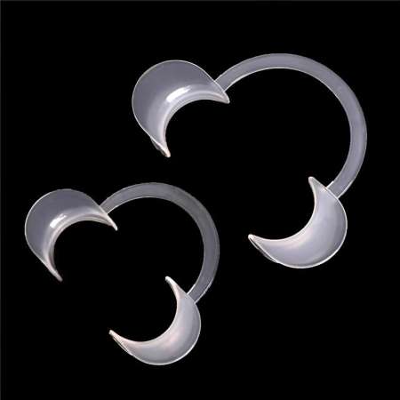 WANGDANDA 2pcs C-Type Dental Cheek Lip Retractor Set