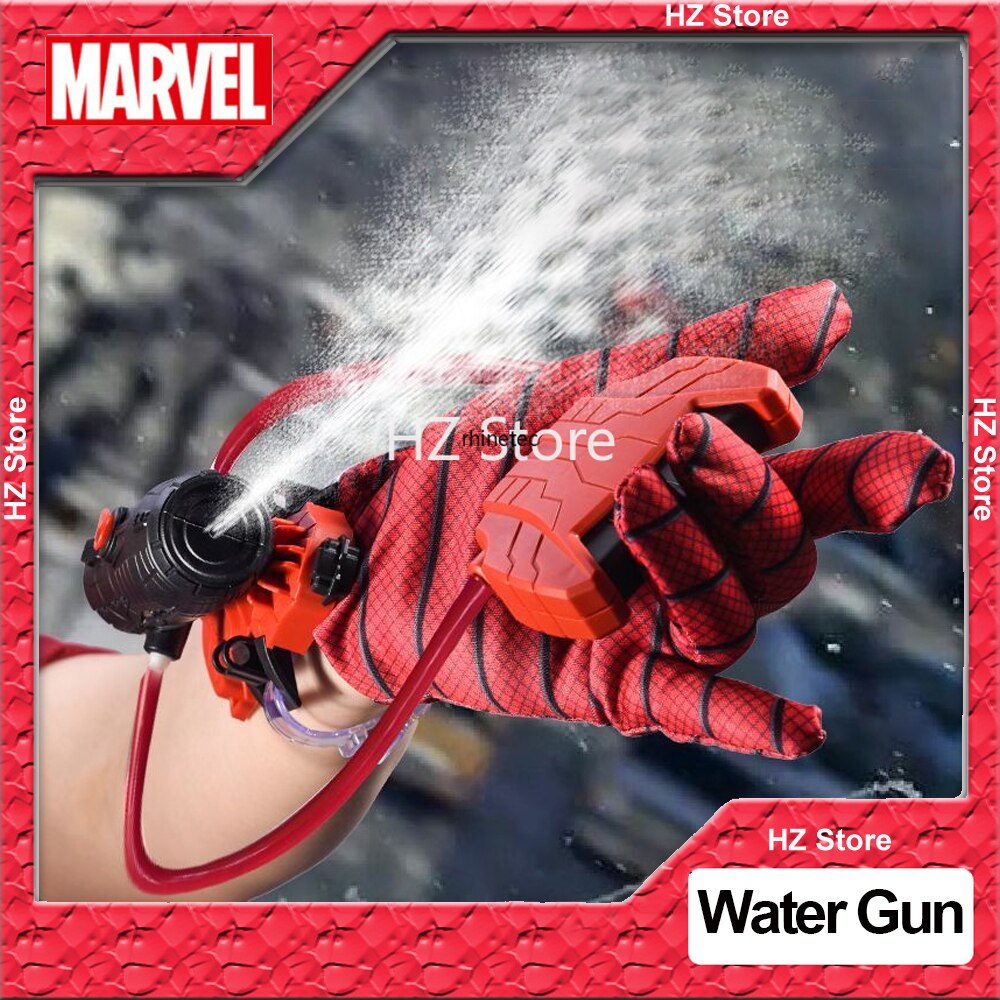 Marvel Spider-Man Nước Ngoài Trời Nước Chơi Thích Hợp Cho Găng Tay trang phục halloween Đồ Chơi Cho Trẻ Em Bé Trai bé gái quà sinh nhật Giáng sinh