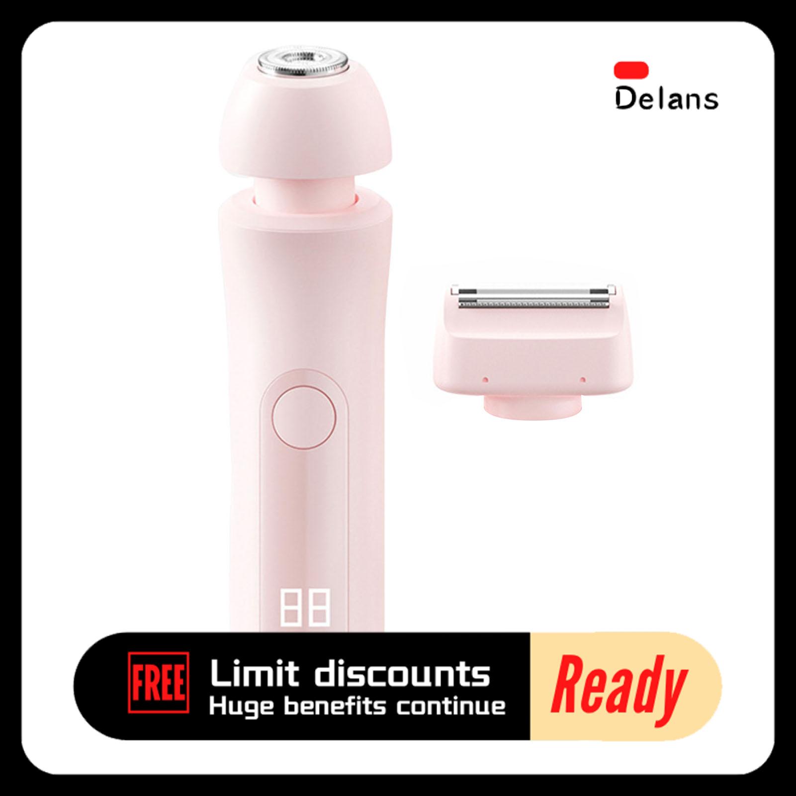 Qinzhai®Xách Tay Máy cạo râu điện Phụ Nữ tăng-đơ tóc USB di động có thể sạc lại Của Phụ Nữ Máy cạo râu điện Cho mặt cơ thể vùng bikini Không Thấm Nước Tóc Máy cạo Dao Cạo Tông Đơ Yêu Thích