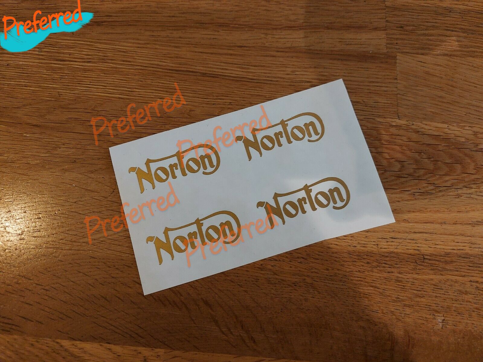 【Limited Time Only】 Die-Cut Vintage 2x Norton British Motorcycle Vinyl Decal Sticker Cafe Racer 750 