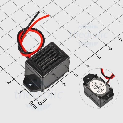 [2 Cái]- Còi Báo Động Điện Tử Mini 400Hz 1.2VDC 33x16x15mm