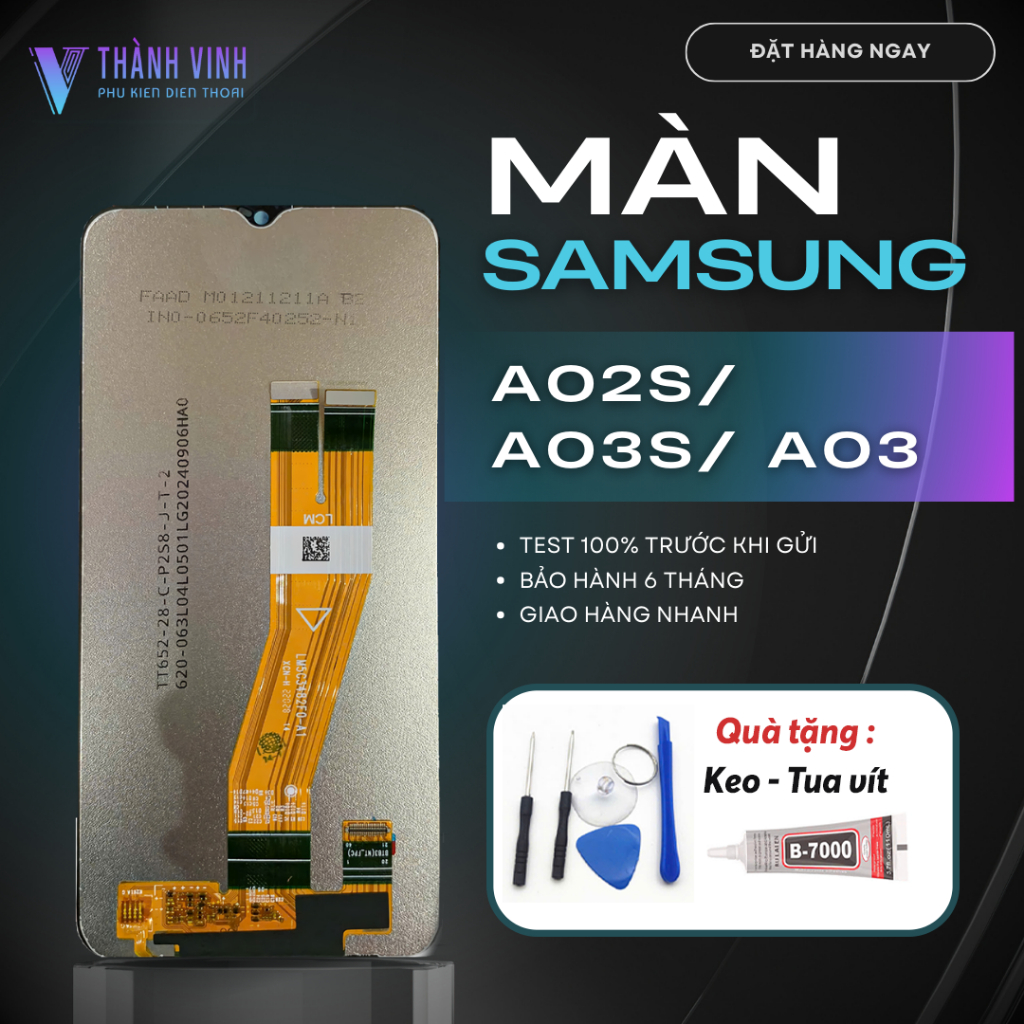 Samsung A02S / A03S / A03 Phone Screen - High Quality, Comes with Adhesive & Repair Kit