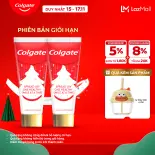 [Chỉ 15-17.11_Tặng Ly thủy tinh] Kem đánh răng Colgate Giáng Sinh - Phiên bản giới hạn, tinh thể cây thông Noel, vị trái cây sảng khoái 95g