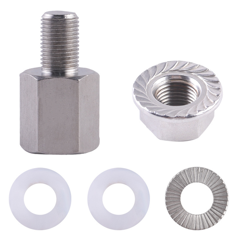 Bicycle Traction Head Extension Screw Stainless Steel Bicycle Trailer Connection Adapter Baby Pet Bike Trailer Accessory