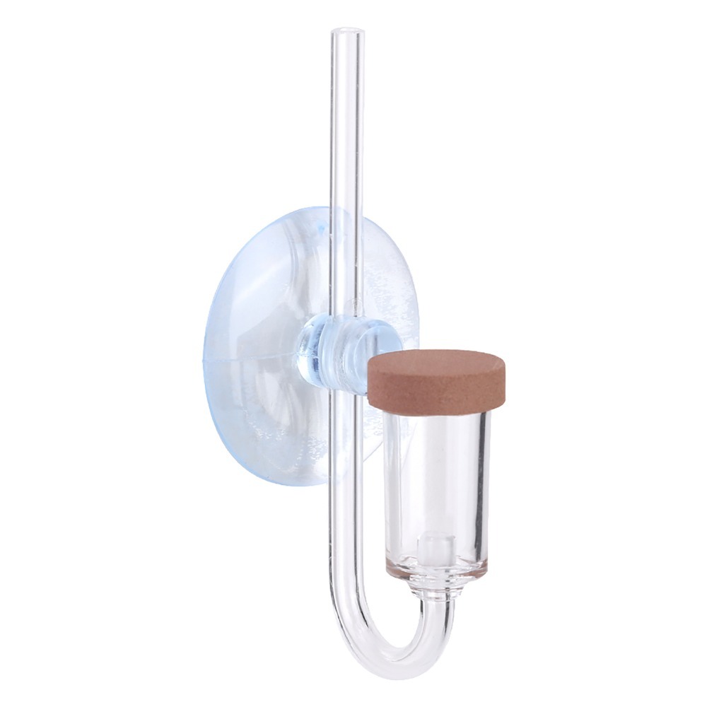 GURUNGMANI Trong suốt Máy khuếch tán CO2 Sương mù mịn Cốc hút Máy phun CO2 Máy lọc Chất liệu acrylic Bộ đếm bong bóng Cây thủy sinh - 4