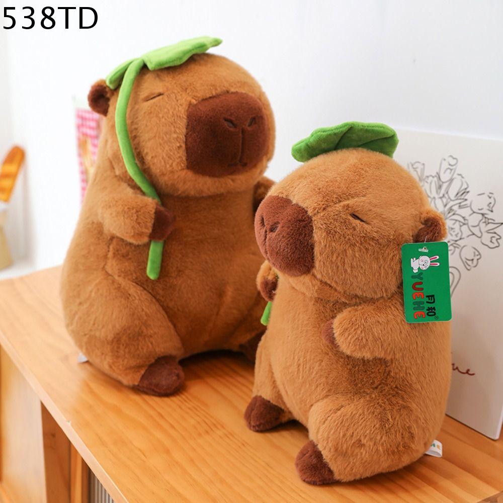 538TD Mềm Búp bê vải bông capybara Hoạt hình Dễ thương Đồ chơi nhồi bông capibala Đồ chơi trẻ em 30cm/40cm Đồ chơi fluffty hoạt hình capybara Quà Tặng tiệc sinh nhật