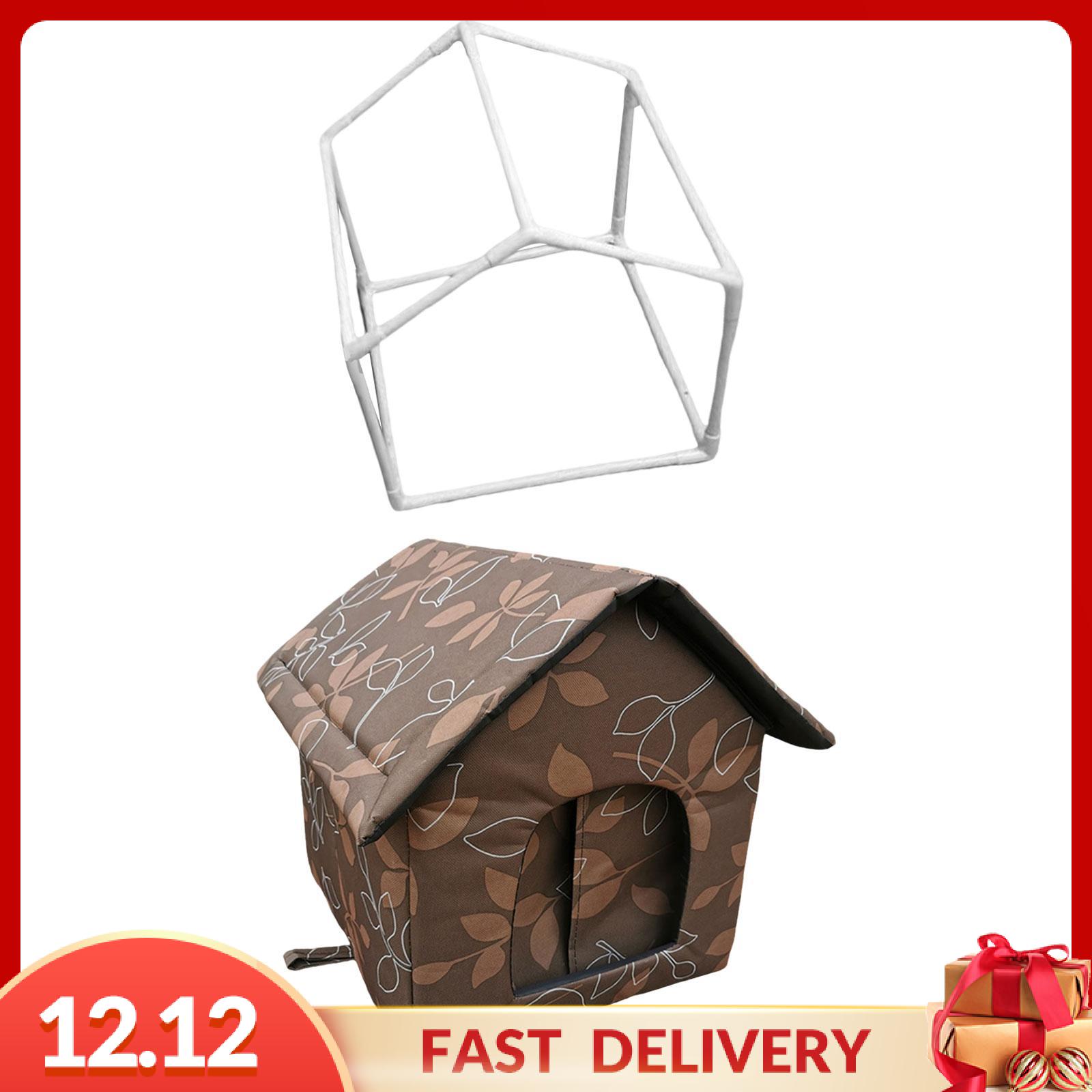 Pezhong Stray Cats Cat House Cave Pet Bed Foldable Cat Kennel Oxford Animal Tent Bed Pet Tent for Puppy Kitten Dog Giá 309,908 Đồng*Miễn phí vận chuyển