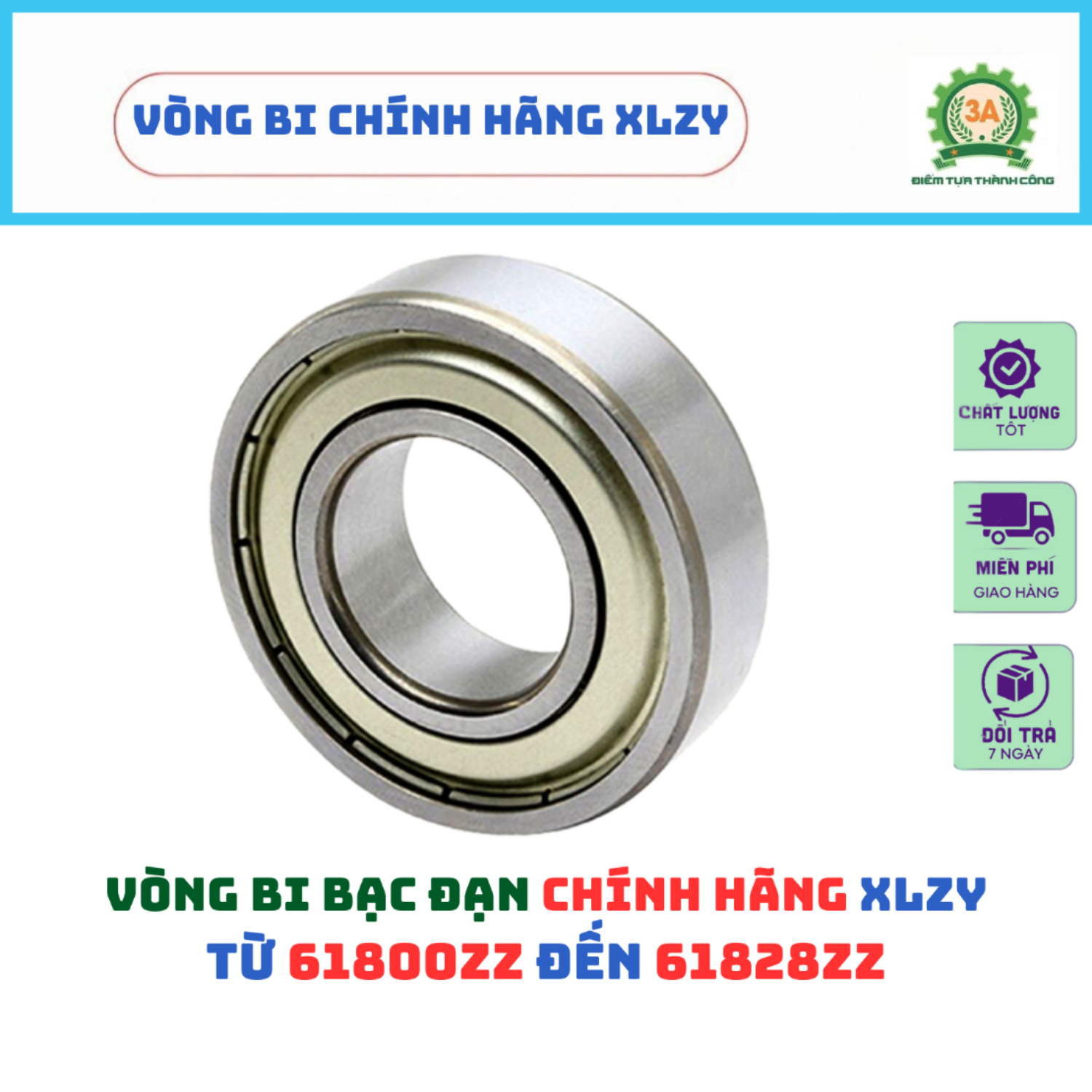 Vòng bi bạc đạṇ cầu hạt tròn mỏng 61800 61801 61802 61803 61804 61805 61806 61807 61808 61809 - Chính hãng XLZY Giá 14,000 Đồng*Miễn phí vận chuyển