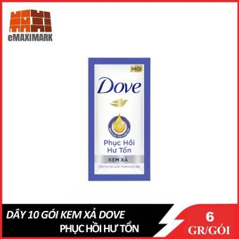 Dây Dầu Xả Dove Phục Hồi Hư Tổn Dây 10 Gói (6G/Gói)