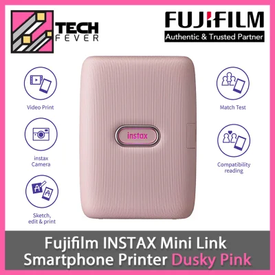 Fujifilm Instax Mini Link Smartphone Printer - Dusty Pink