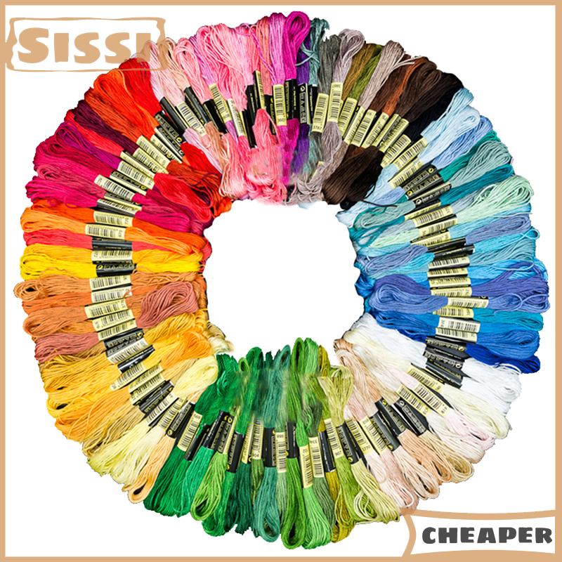 Sissi 24/100/50 Cross Stitch Bông Thêu chủ đề xỉa may skeins thủ công