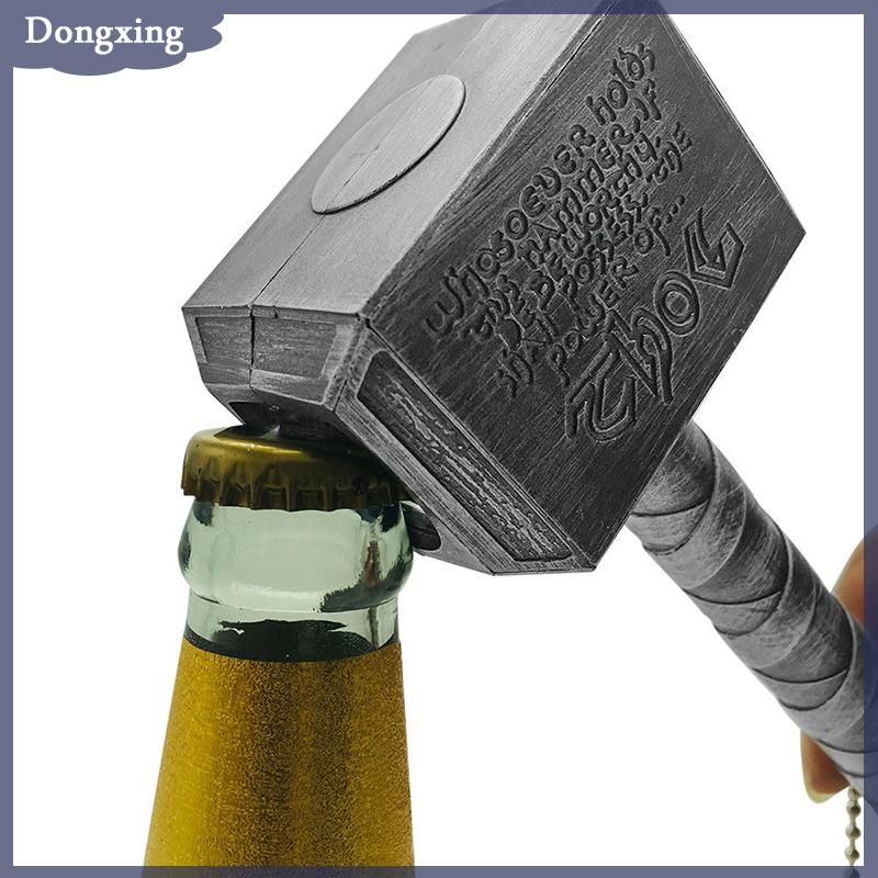 dongxing 1 cái dụng cụ mở chai bia búa đóng chai tay cầm bia hình Thor dụng cụ mở chai bia