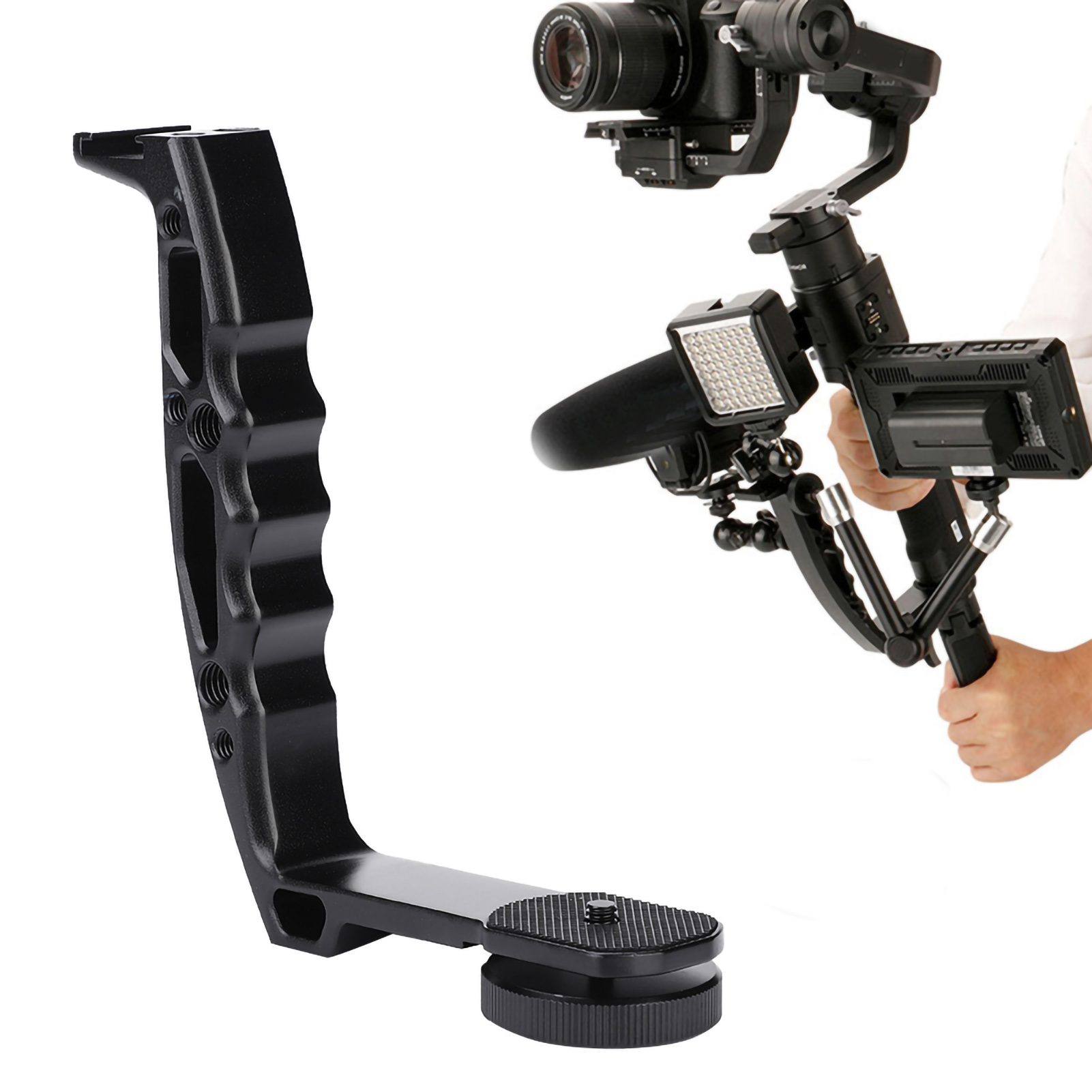 Gimbal một tay cầm thuận tiện cầm tay Gimbal xử lý máy ảnh cho Zhiyun Crane 2 ronins Gimbal