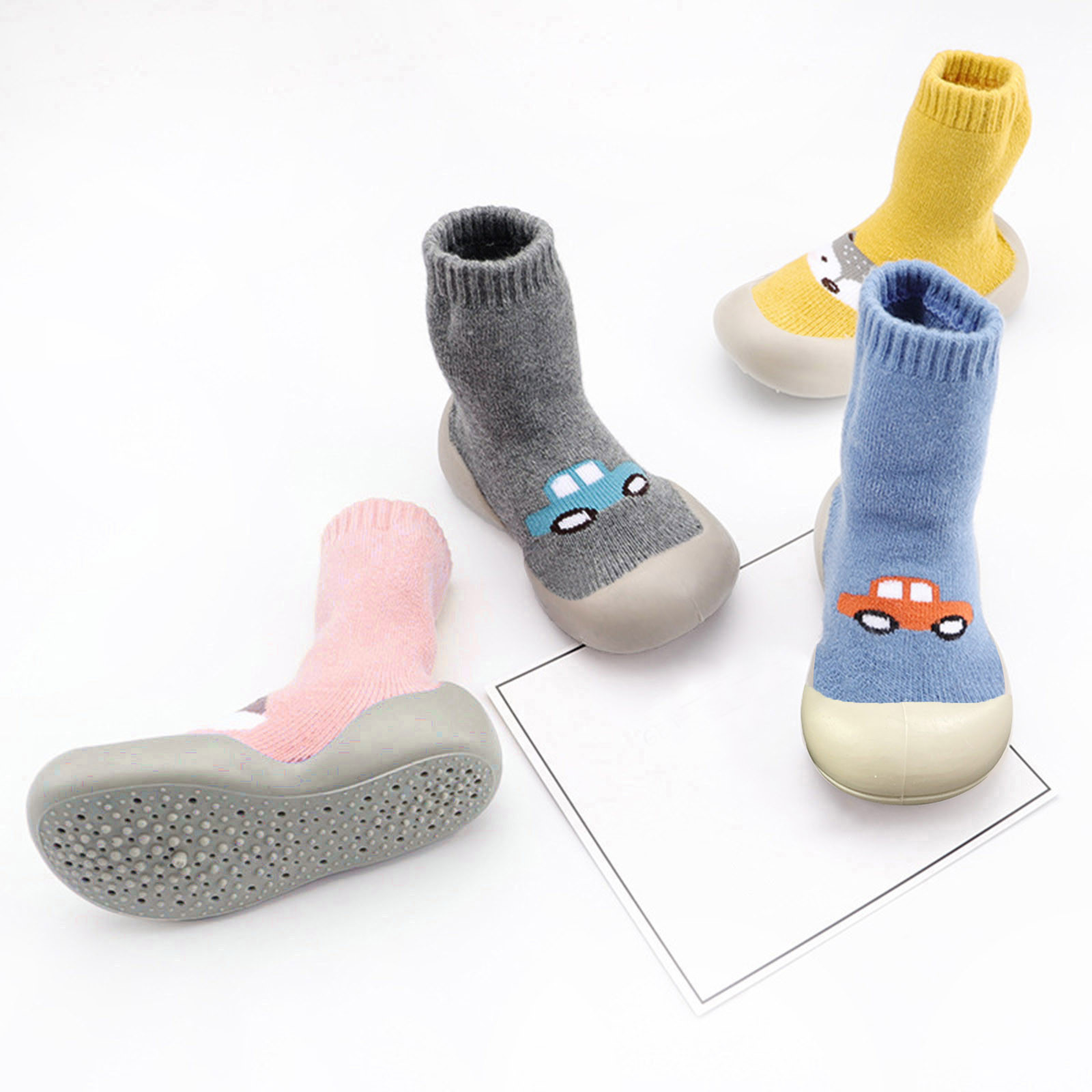 Boot Baby Shoes Casual Toddler Baby Soft First Indoor Cartoon Elastic