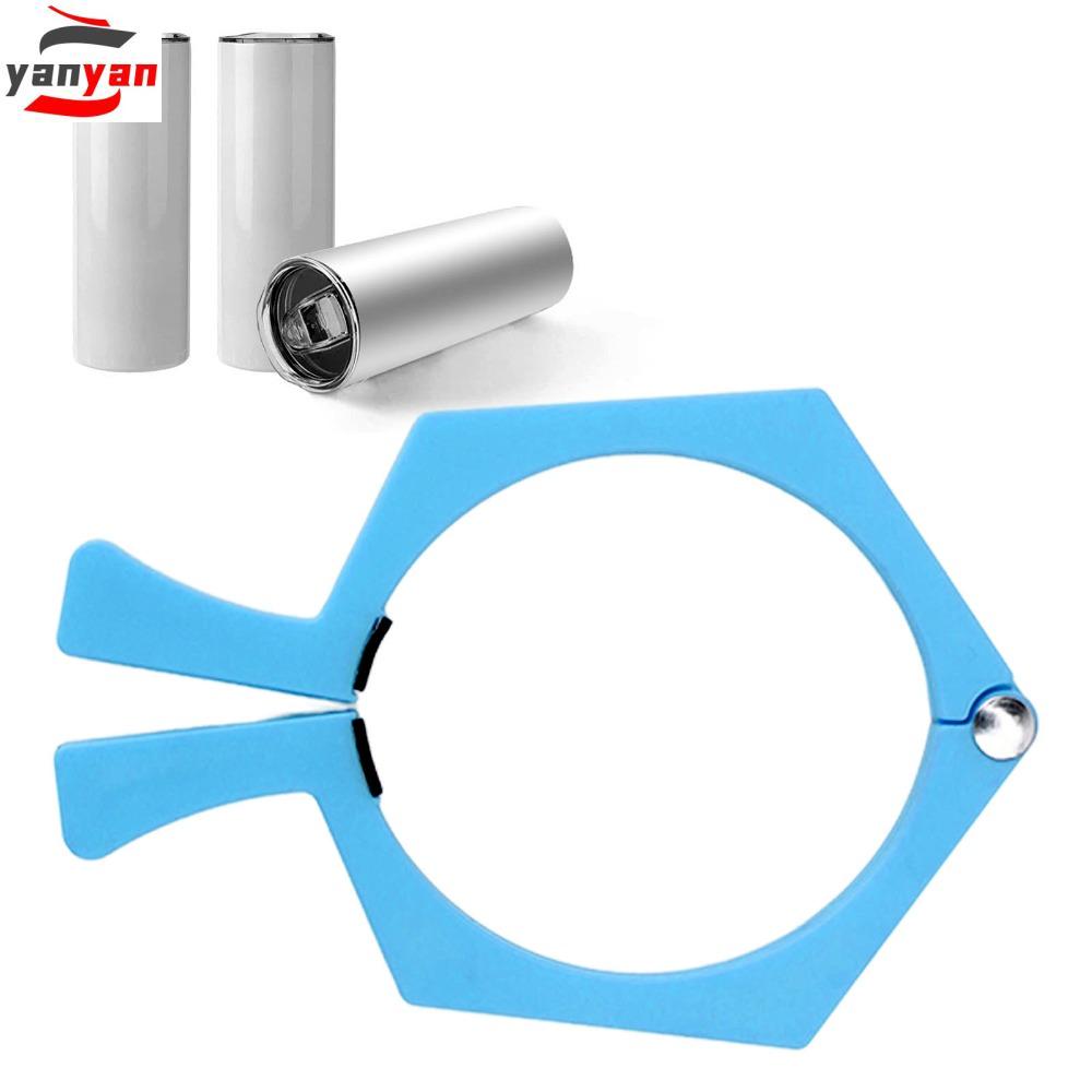 YANYAN 2Pcs ABS Kẹp ly thăng hoa 12,5 X 8,5cm Hồng/Xám/Xanh/Đen Kìm thủ công thăng hoa Bền bỉ Kẹp ly 20oz Thủ công thăng hoa