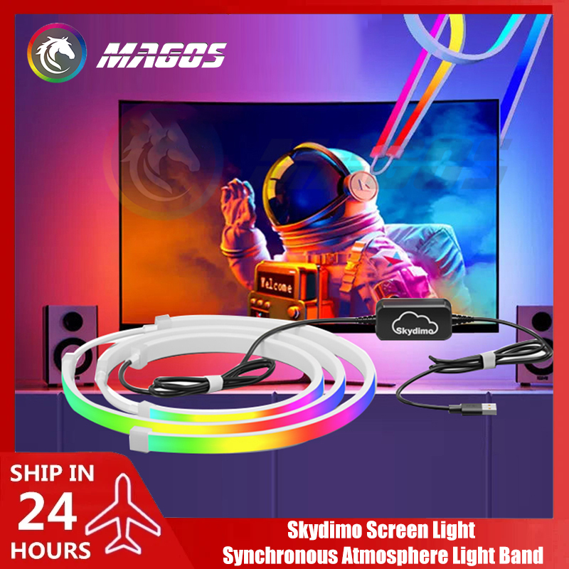 Skydimo Màn hình Ambilight đèn PC E-Sport Gamer môi trường xung quanh RGB Strip, máy tính để bàn hiể