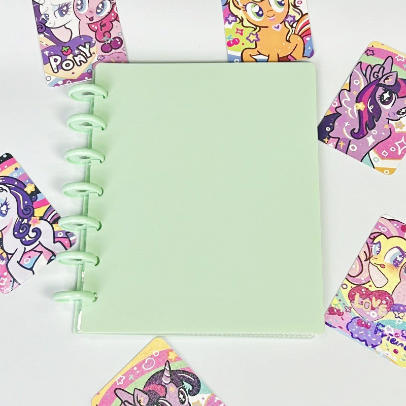 A5 7 Ring Photocard Binder File INS Photo Album Photocard Album Collect Book Binding Machine Card Kpop Picture Albums Storage Postcard Sleeve