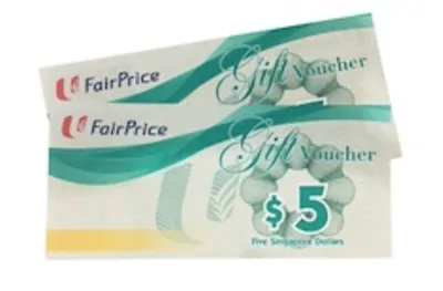 NTUC Fairprice Physical Vouchers $5 (Min $50 Order and choose Postal Mail as delivery option)
