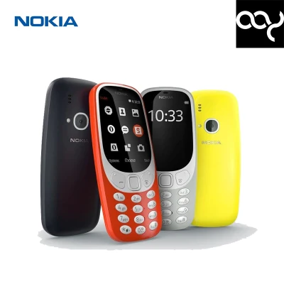 【Local Seller&Warranty】 Nokia 3310 3G ( 2017 ) Single SIM | 6 Months Warranty