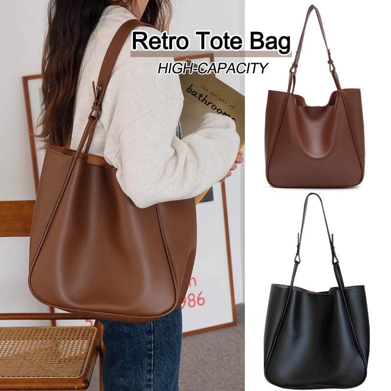 For papier ZA A4 Textured Leather Tote Bag Bag -  Singapore