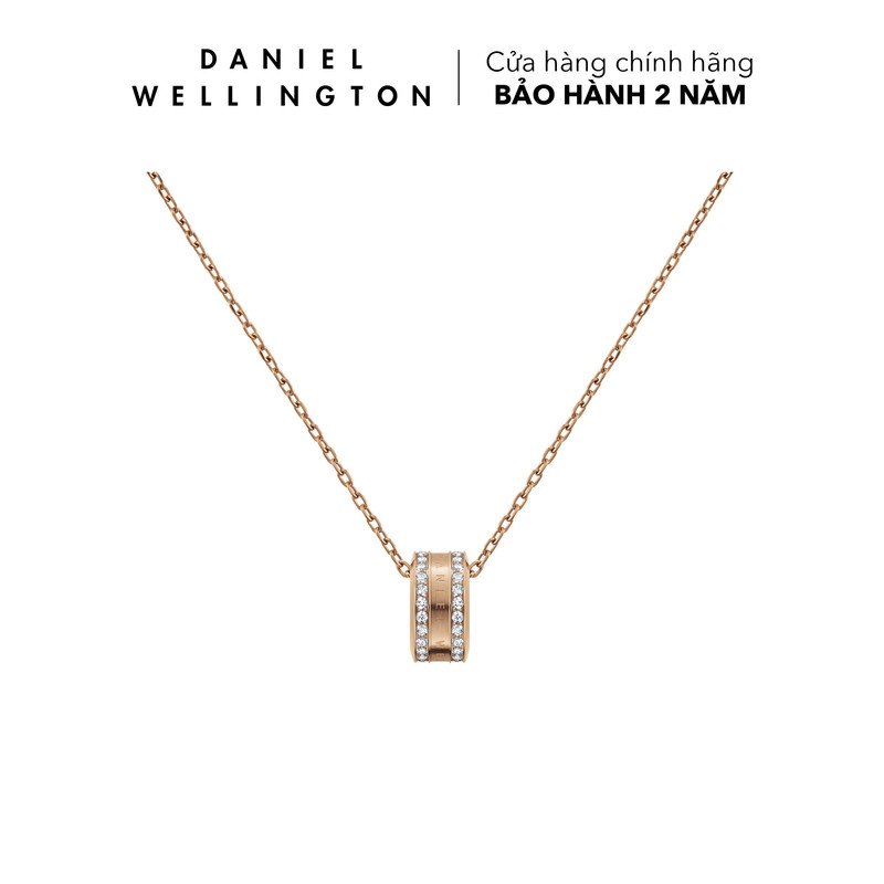 Dây chuyền daniel wellington màu vàng hồng - elan dw00400212