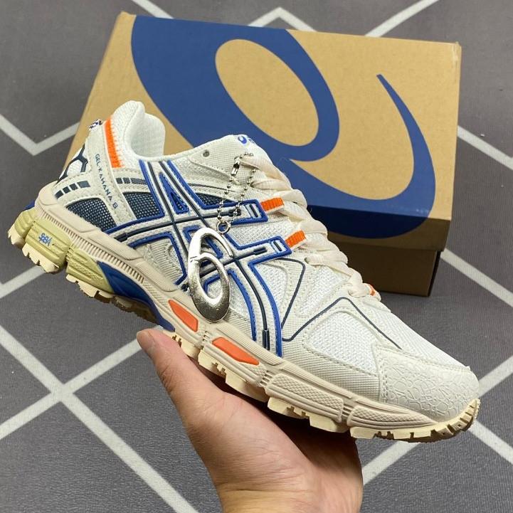 Giày chạy bộ chất lượng cao Asics ASICS GEL-KAHANA 8 Giày nam nữ Giày chạy bộ xuyên quốc gia Giày th