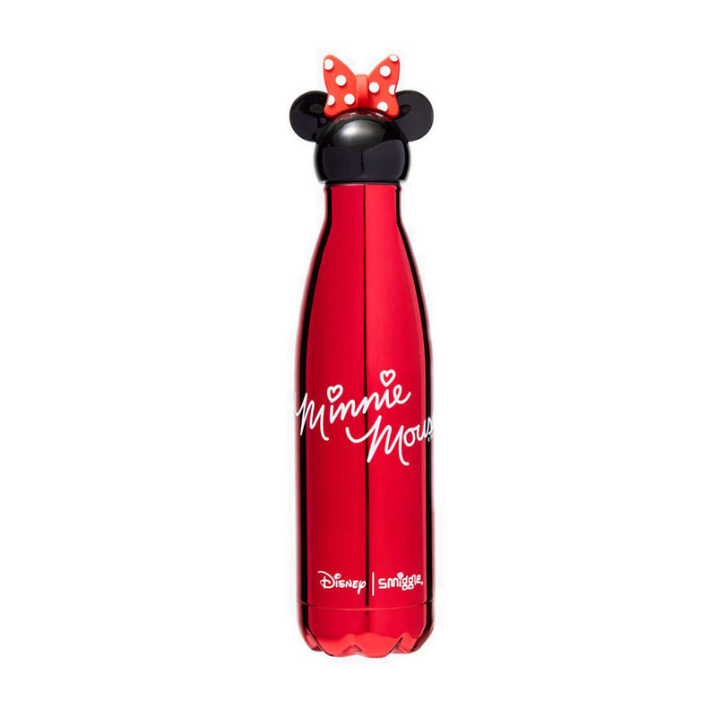Bình đựng nước minnie mouse stainless steel 500ml black/red - igl447224bre