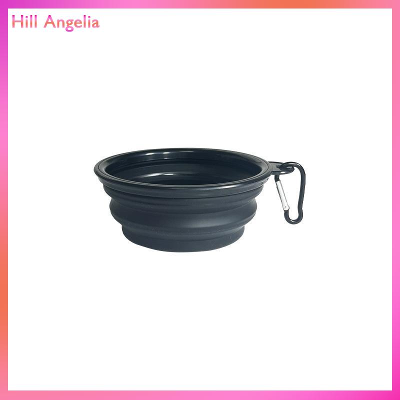 [Hill Angelia] Đóng Mở Mèo Con Chó Vật Nuôi Gấp Silicone Bát Du Lịch Ngoài Trời Xách Tay Con Chó Con Thực Phẩm Container Trung Chuyển Món Ăn Bát Vật Nuôi Nguồn Cung Cấp - 8