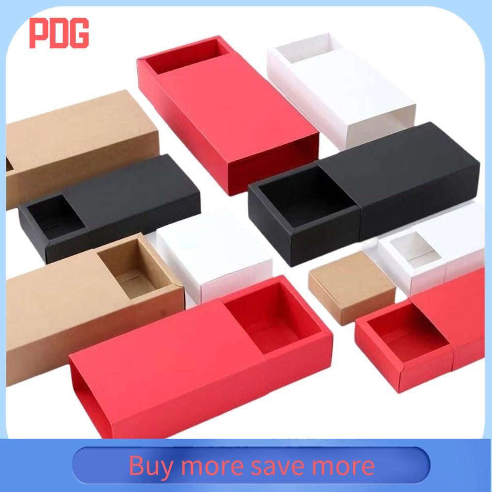 PDG mini Hộp giấy kraft có ngăn  Giấy Kraft Kiểu ngăn  Hộp đóng gói hiện tại Hộp đựng kẹo Thân thiện với môi trường Hộp quà bằng bìa cứng Quà tặng lễ hội