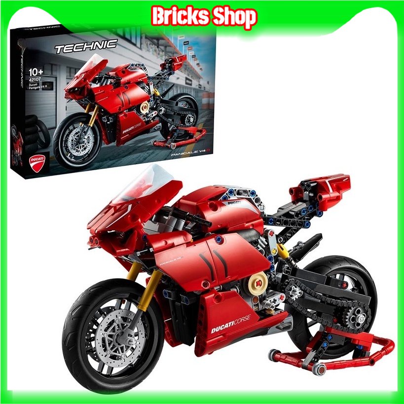 Bộ đồ chơi lắp ráp lego technic ducati panigale v4 r 42107