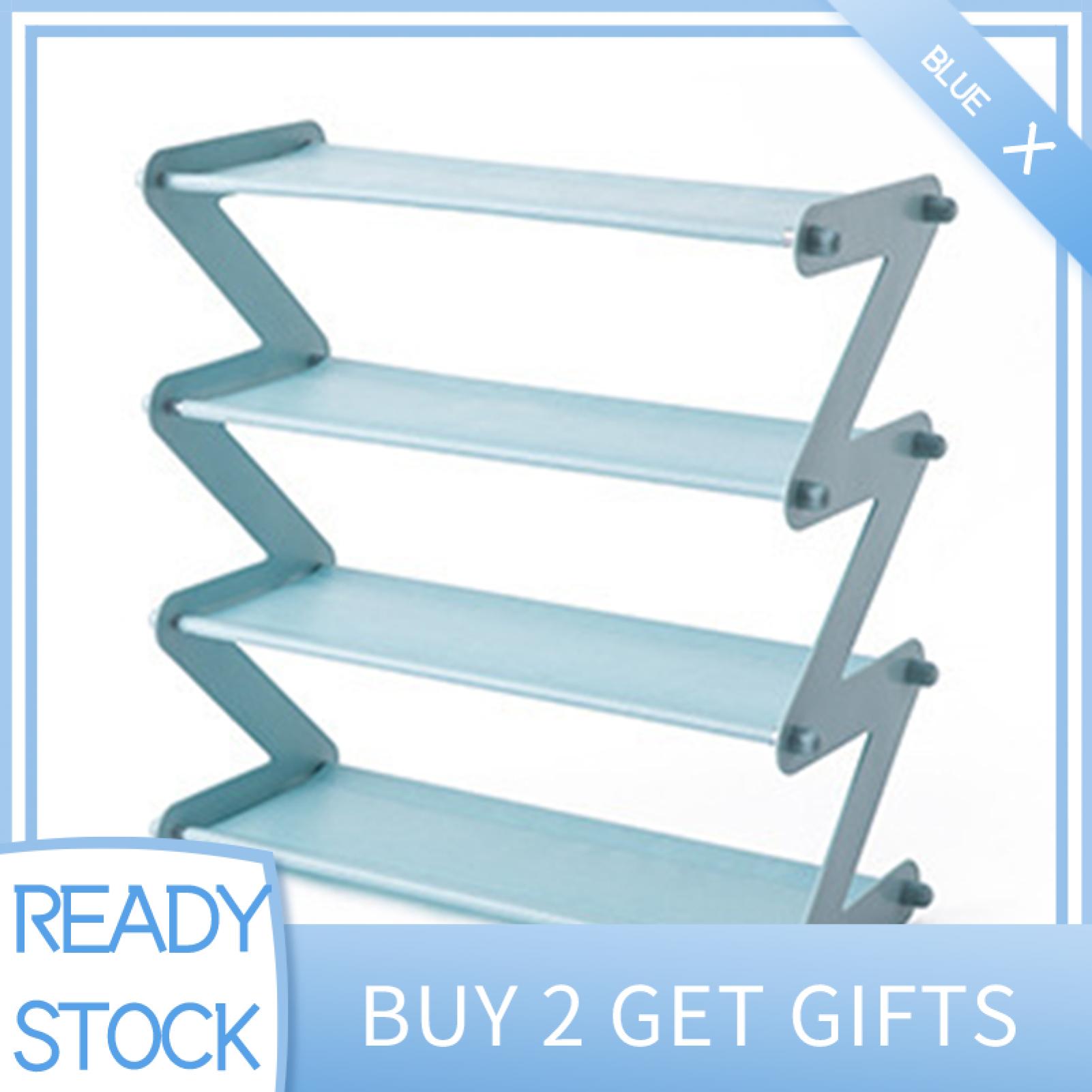 Bluex Giá Xếp Giày Trọng Lượng Nhẹ kệ giày Mạnh Mẽ 4-Lớp Giày Rack lắp ráp dễ dàng Cho Phòng Ngủ Lối