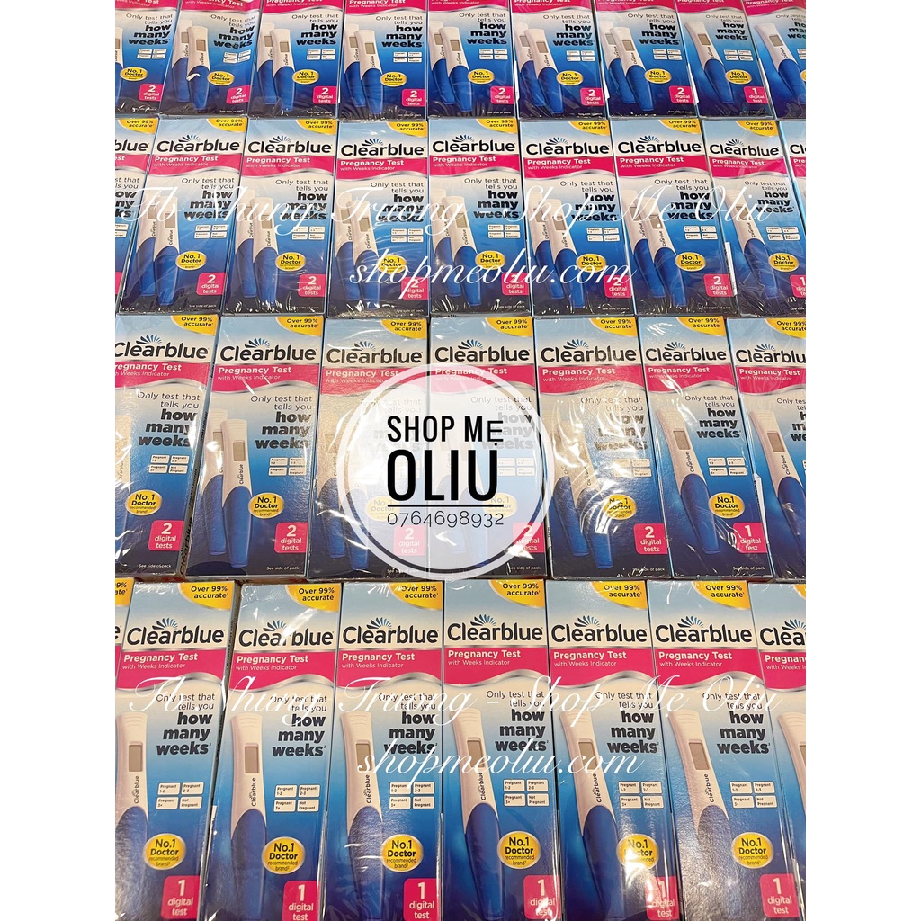 Bút thử thai điện tử Clearblue biết tuổi thai - How many weeks ClearBlue - SẢN PHẨM ĐƯỢC YÊU THÍCH TRÊN THỊ TRƯỜNG HIỆN TAY, DÙNG RẤT TỐT LUÔN Ạ, ĐẢM BẢO DÙNG RẤT THÍCH, KHÁCH YÊU TRẢI NGHIỆM ỦNG HỘ SHOP NHÉ